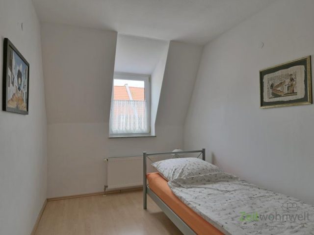 Blick ins Schlafzimmer