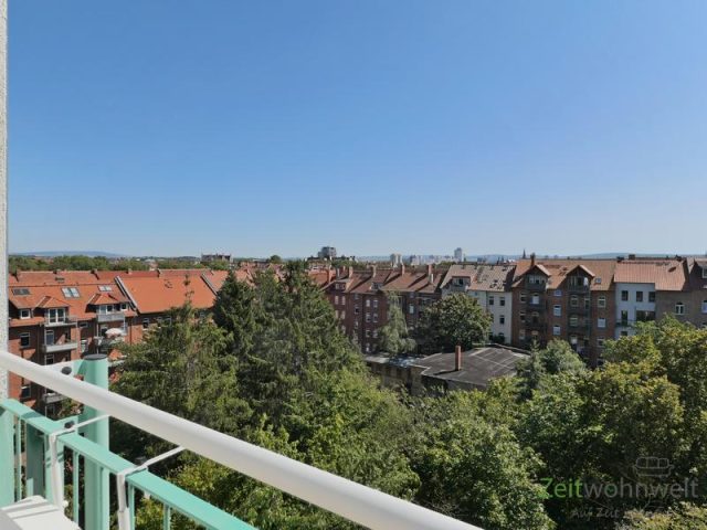 Blick vom Balkon