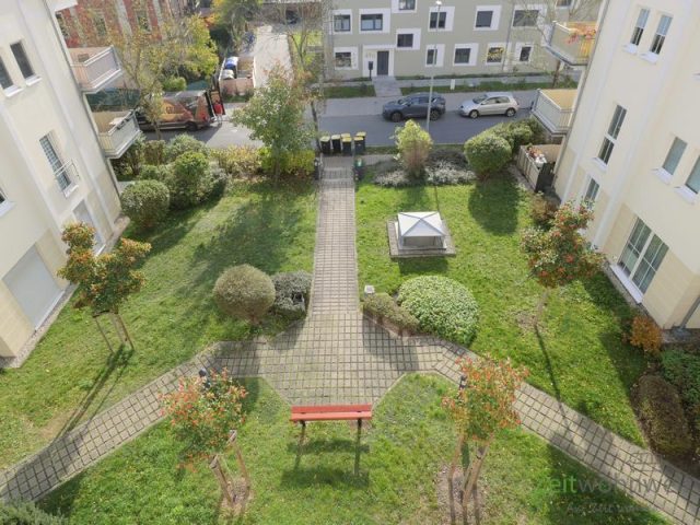 Blick vom Balkon