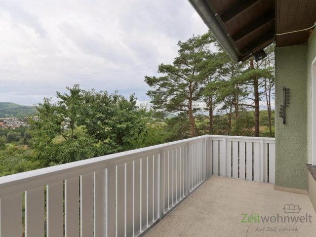 Blick vom Balkon