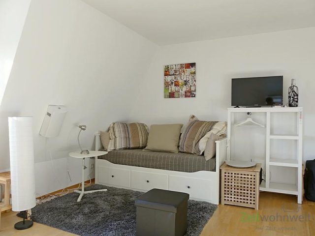 Schlafcouch und TV