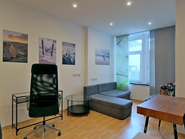 Blick ins Wohnzimmer