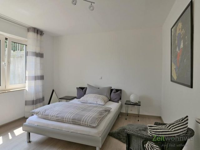 Blick ins Schlafzimmer
