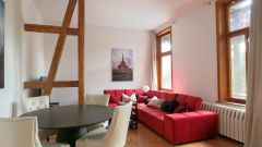 Bad Berka, möblierte Wohnung über 2 Etagen in herrschaftlicher Villa am grünen Ortsrand