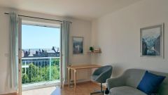 Andreasvorstadt, neu möbliertes Apartment mit Balkon in traumhaft ruhiger Citylage, Aufzug