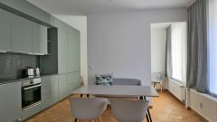 Andreasvorstadt, neu möbliertes Apartment in der Innenstadt, diskrete Wohnlage im Innenhof