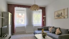 Andreasvorstadt, kleine möblierte 2-Zimmer-Wohnung, Wäschwechsel inklusive