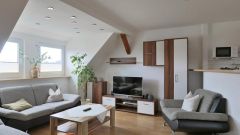 Tharandt, preiswerte möblierte Wohnung im OT Fördergersdorf, Grundreinigung inklusive