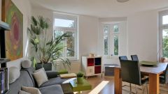 Andreasvorstadt, möblierte Wohnung mit Balkon in einer Stadtvilla, ruhige Lage an der Gera