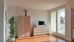 Leubnitz-Neuostra, hübsches, neu möbliertes Apartment mit Balkon, WLAN und Grundreinigung inklusive